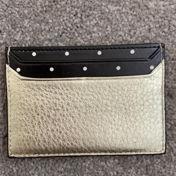 Kate Spade - Card Holder - Gold/Black - Picture 3 of 4